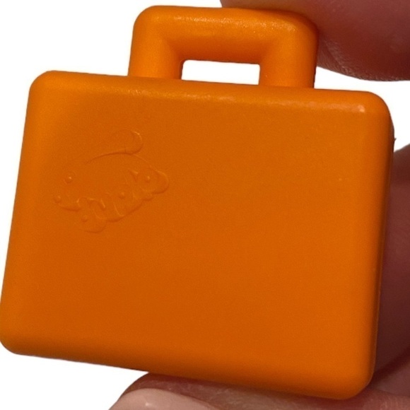 Lego Duplo ORANGE SUITCASE CASE BRIEFCASE Home Office Luggage Airport - Picture 3 of 16
